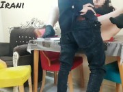 زنم خونه نبود منم کارمند حشری ام رو دعوت کردم خونه اونم داغ بود و.... سکس داستانی (مکالمه فارسی) 16/16