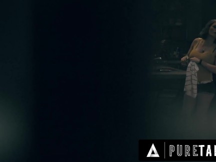 PURE TABOO Sex-Starved MILF Krissy Lynn Cheats On Her Husband With Pervy Peeping Teen