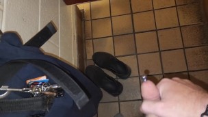 A Lil edging in public