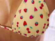 Step Mom helps Step Son to cum quick in her panties and pull them up MILF 4/16