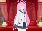 Kurosaki Koyuki and I have intense sex in the bedroom. - Blue Archive Hentai 1/16