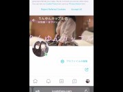 Sexy sister gives an intense hand job wearing rubber gloves, Japanese, G-cups 16/16