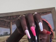 ebony princess small penis humiliation pov 16/16