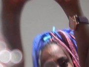 ebony princess pov spitting 1/16