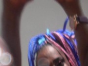 ebony princess pov spitting 2/16