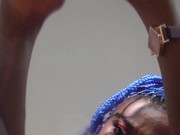 ebony princess pov spitting 9/16
