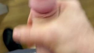 Straight Guy Jerking Dressing Room Trying Not To Get Caught Verbal Moaning Big Dick Cumshot Public