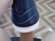 cuarto caliente 🔥😋 (Hombre latino masturbandose con un Fleshlight) 13/16