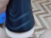 cuarto caliente 🔥😋 (Hombre latino masturbandose con un Fleshlight) 4/16