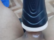 cuarto caliente 🔥😋 (Hombre latino masturbandose con un Fleshlight) 9/16