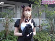 Mr.Bunny Picking up a cute Japanese maid on the street 2/16