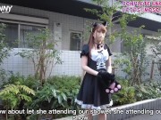 Mr.Bunny Picking up a cute Japanese maid on the street 3/16
