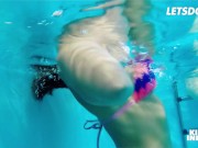 Babes Enjoy The Pool But Not As Much As His Cock - LETSDOEIT 3/16