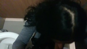 What couples do,in the public bathroom!😁