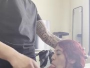 Latina from college class face fuck 4/16