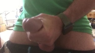 hubby strokin for cum 1