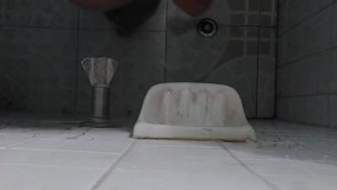 Public shower jerk off