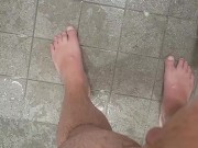 Peeing in shower 10/16