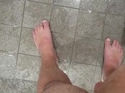 Peeing in shower 11/16