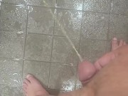Peeing in shower 5/16