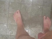 Peeing in shower 7/16