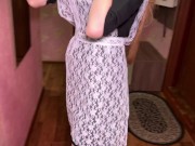 Лишение девственности сводной сестры - школьницы. Русское с разговорами 1/16