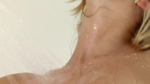 Karolina is a Jummy Babe with Big'n Great Natural Tits, Solo Softcore Masturbation from EU Tease#3