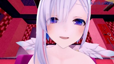 Amane Kanata and I have intense sex in a secret room. - Hololive VTuber POV Hentai