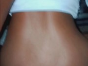 SLIM EBONY FREAK IS GOING TO TAKE THIS POUNDING BEFORE SHE GETS TOO BOUNCING!!!!!!! 2/16