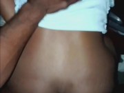 SLIM EBONY FREAK IS GOING TO TAKE THIS POUNDING BEFORE SHE GETS TOO BOUNCING!!!!!!! 7/16