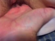 Stepsister teaches stepbrother how to make a girl squirt 9/16