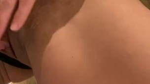 Horny MILF Show Her Showered Pussy