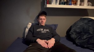 Chavy teen masturbates big cock