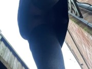 I need to pee. Catch by neighbor. Slow motion. 1/16