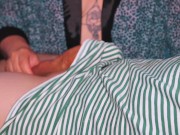 Le regalo el mejor  blowjob de navidad a mi novio hasta que se venga termina con leche en la boca 3/16