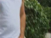 Threesome Outdoors In The Backyard! 6/16