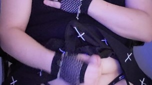 Femboy Jerks Off In Gaming Chair