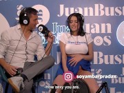 Pregnant AmbarPrada comes like crazy in the sex machine, full episode. 11/16