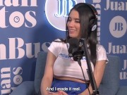 Pregnant AmbarPrada comes like crazy in the sex machine, full episode. 2/16