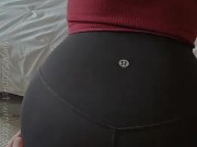 Cheating Wife in leggings got a mouthful of her neighbor's cock 4/16