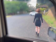 「他人棒/顔射」野外オナニー中の若い男性発見🥰突撃したら最後は大量顔射され精子まみれに✨潮吹き＆見合いからの６９を彼氏の前で寝取られ💕日本人/人妻/巨乳/熟女/NTR/無修正/変態/口内射精 2/16