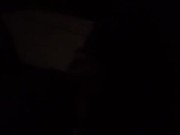 Horny babe rides my cock reverse cow girl while driving 15/16