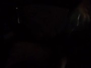 Horny babe rides my cock reverse cow girl while driving 4/16