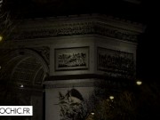 One gorgeous brunette for 4 friends 1/16