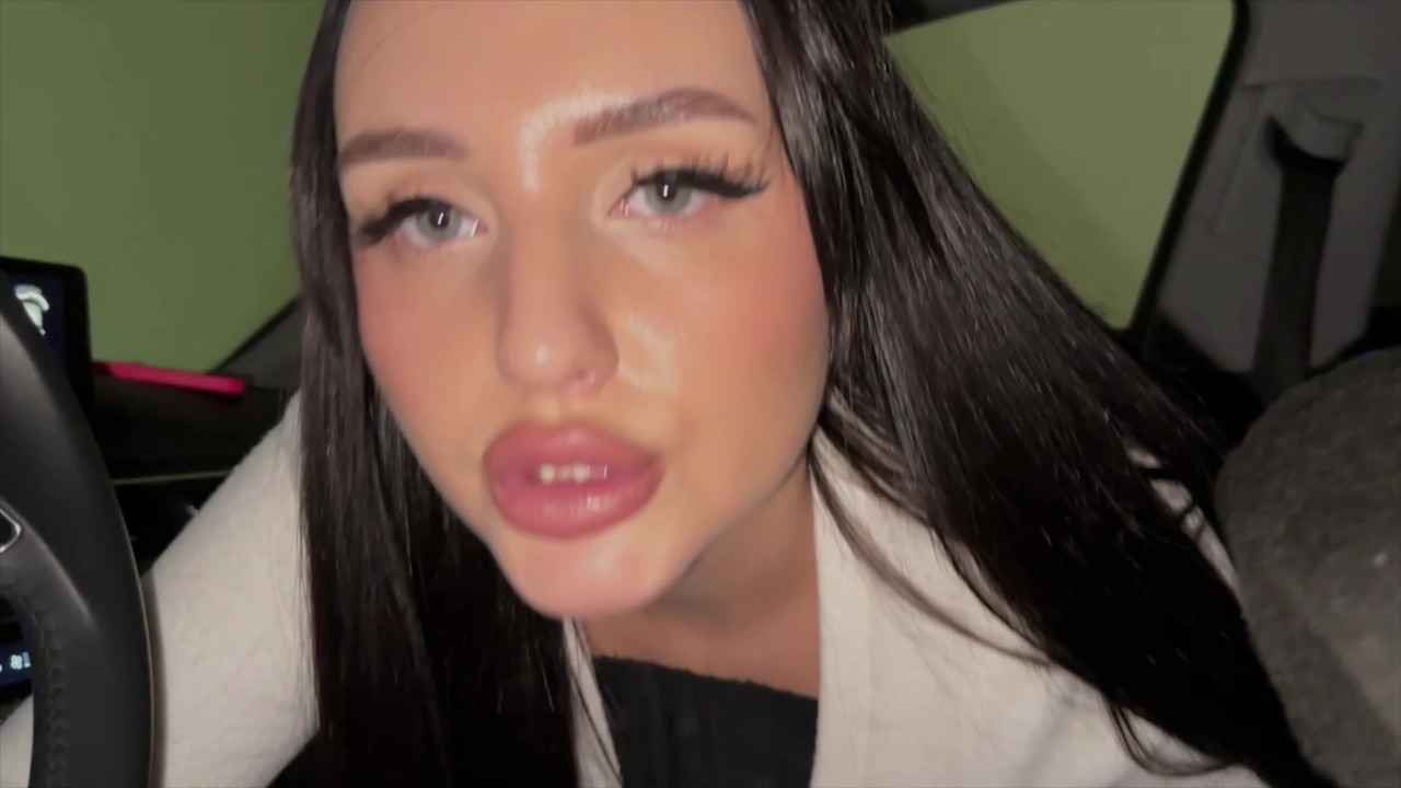 Public risky blowjob, foot fetish in the car and cum on face in the parking lot - Free Sex Video - RedTube