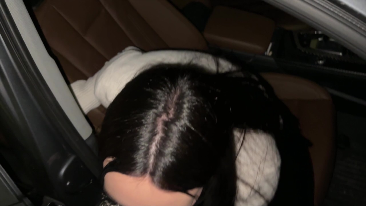 Public risky blowjob, foot fetish in the car and cum on face in the parking lot - Free Sex Video - RedTube