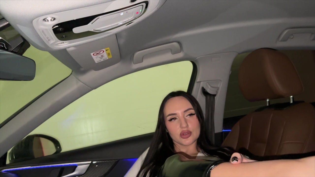Public risky blowjob, foot fetish in the car and cum on face in the parking lot - Free Sex Video - RedTube