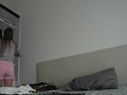 Жена И Друг Семьи ,Развлекаются На Супружеской Кровати,Пока Муж На Работе!Реальная Измена 3/16