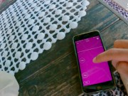 I control her pussy in public she moans and is embarassed ควบคุมหีระยะไกลในเซเว่นและร้านกาแฟ 12/16