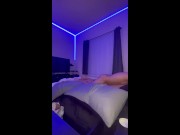 Red Hair Petite Latina in lingerie looking like a Christmas present 10/16